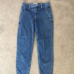 Abercrombie Kids High-rise Girlfriend Jeans